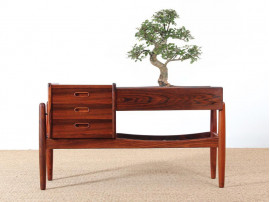Danish modern rosewood planter table