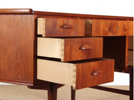 Danish modern teak standing desk