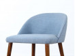 Petit fauteuil scandinave à dossier bas