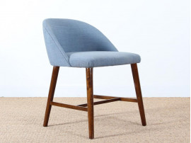 Danish modern easy chair with low back