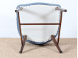 Danish modern easy chair with low back