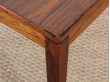 Table basse scandinave carrée en palissandre de Rio