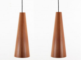 2 danish modern ceilling lamps by Jørgen Wolf