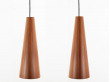 2 danish modern ceilling lamps by Jørgen Wolf