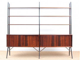 Wallunit in Rio rosewood by Kurt Østervig