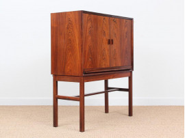 Cabinet bar scandinave en palissandre de Rio