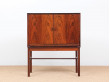 Danish modern Rio rosewood cabinet bar by Erik Wørts