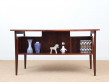 Danish modern  freestanding desk in Rio rosewood