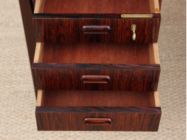 Danish modern  freestanding desk in Rio rosewood