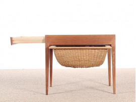 Danish sewing table in teak by Severin Hansen