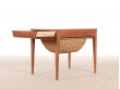 Danish sewing table in teak by Severin Hansen