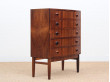 Small danish modern chest of drawers in Rio rosewood