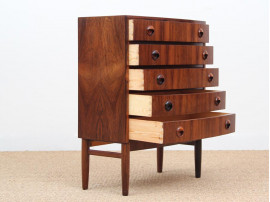 Small danish modern chest of drawers in Rio rosewood