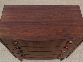 Small danish modern chest of drawers in Rio rosewood