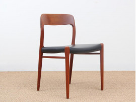 4 danish modern chairs in teak model 75 by Niels O Møller