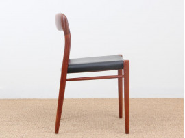 4 danish modern chairs in teak model 75 by Niels O Møller