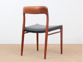 4 danish modern chairs in teak model 75 by Niels O Møller