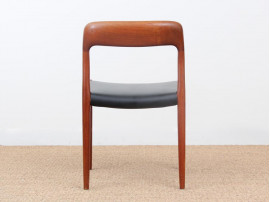 4 danish modern chairs in teak model 75 by Niels O Møller