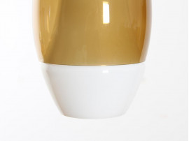 Danis modern ceiling lamp in glass and opal