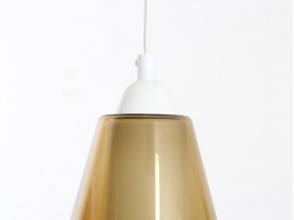 Danis modern ceiling lamp in glass and opal