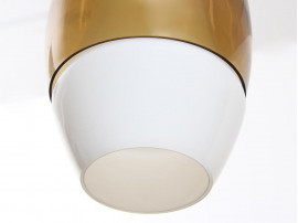 Danis modern ceiling lamp in glass and opal