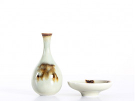  Vase miniature et coupelle 