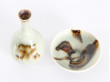 Miniature ceramic plate and vase