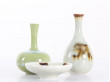 Miniature ceramic plate and vase