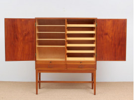 Swedish cabinet in blond mahogany