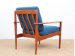 Danish modern pair of lounge chairs in teak model PJ56