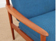 Danish modern pair of lounge chairs in teak model PJ56