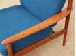 Danish modern pair of lounge chairs in teak model PJ56