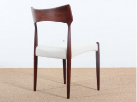 4 Danish mid-century dining chairs in Rio rosewood by Bernhard Pedersen & Søn