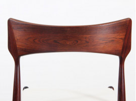 4 Danish mid-century dining chairs in Rio rosewood by Bernhard Pedersen & Søn