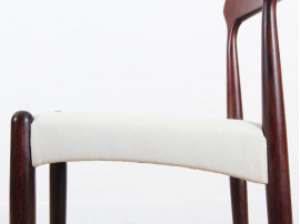 4 Danish mid-century dining chairs in Rio rosewood by Bernhard Pedersen & Søn