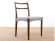 6 Danish mid-century dining chairs in teak by Bernhard Pedersen & Søn