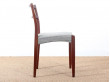 6 Danish mid-century dining chairs in teak by Bernhard Pedersen & Søn