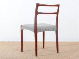 6 Danish mid-century dining chairs in teak by Bernhard Pedersen & Søn