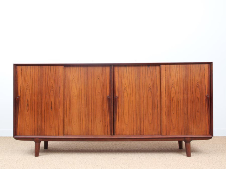 Danish mid modern sideboard in Rio rosewood