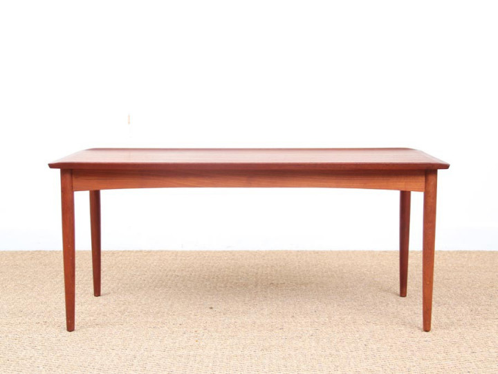 Danish mid modern coffee table in teak