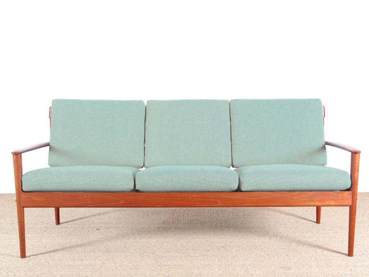 Danish modern 3 seats sofa in teak model PJ56/3