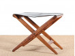 Danish mid-century folding stool by Östen Kristiansson