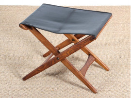 Danish mid-century folding stool by Östen Kristiansson