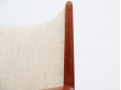 Danish mid-century pair of armrest in teck. New upholstery on demand.