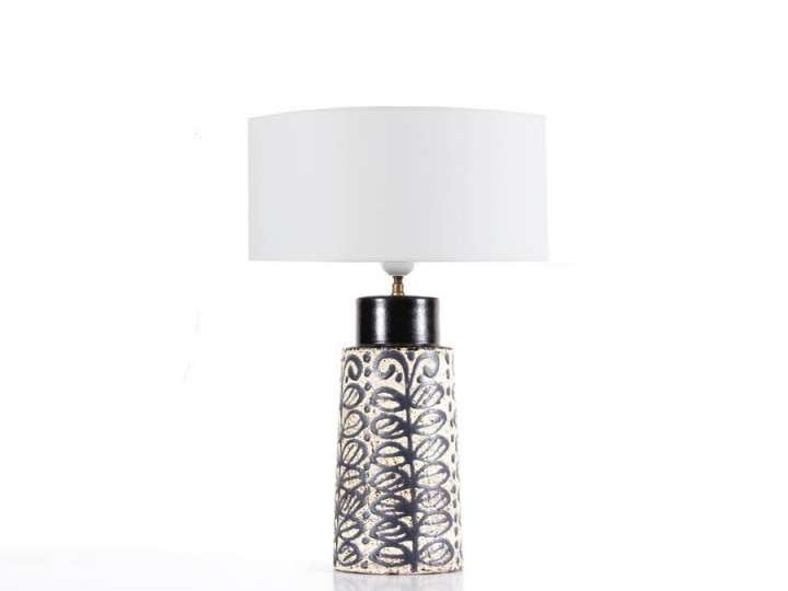 Mid Century Modern lamp in ceramic by Mari Simmulson for Upsala Ekeby