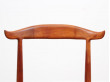 Danish mid-century modern cow horn chair by Knud Faerch