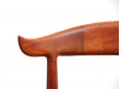 Danish mid-century modern cow horn chair by Knud Faerch