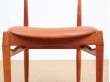 Danish mid-century modern cow horn chair by Knud Faerch