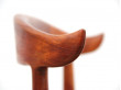 Danish mid-century modern cow horn chair by Knud Faerch