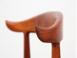 Danish mid-century modern cow horn chair by Knud Faerch